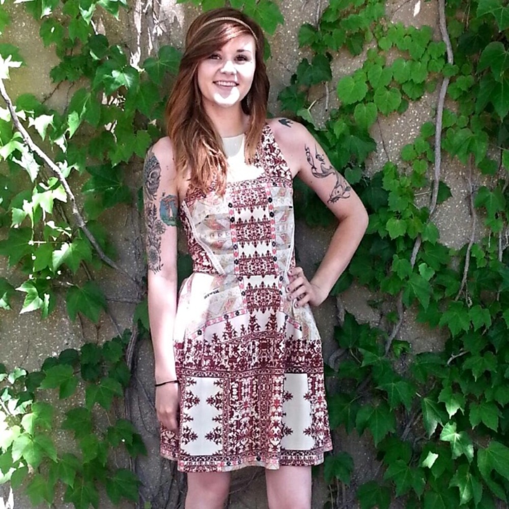 Fit and flair dress